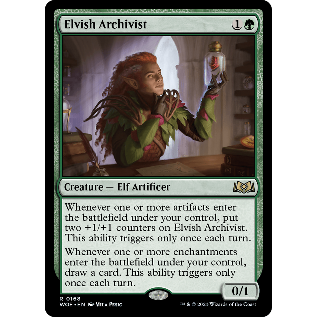 Elvish Archivist (WOE-168) - Wilds of Eldraine Foil