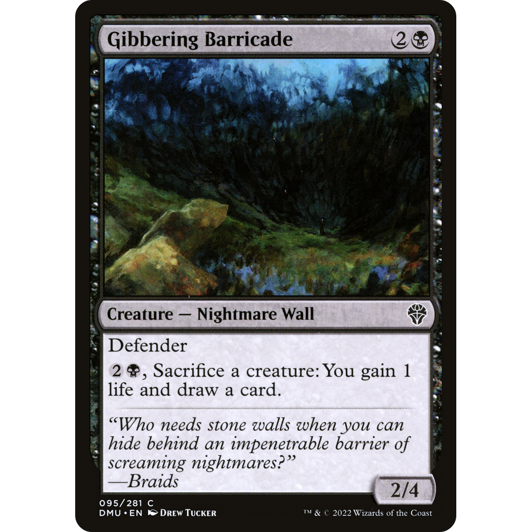 Gibbering Barricade (DMU-095) - Dominaria United