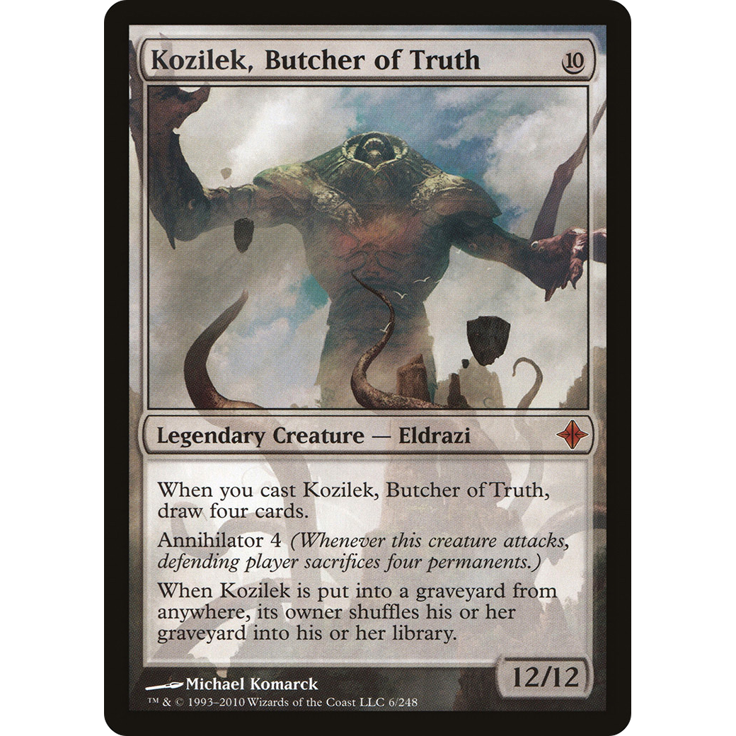 Kozilek, Butcher of Truth (ROE-006) - Rise of the Eldrazi