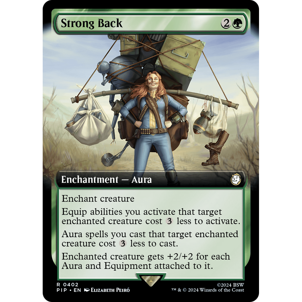 Strong Back (PIP-402) - Fallout: (Extended Art) Foil