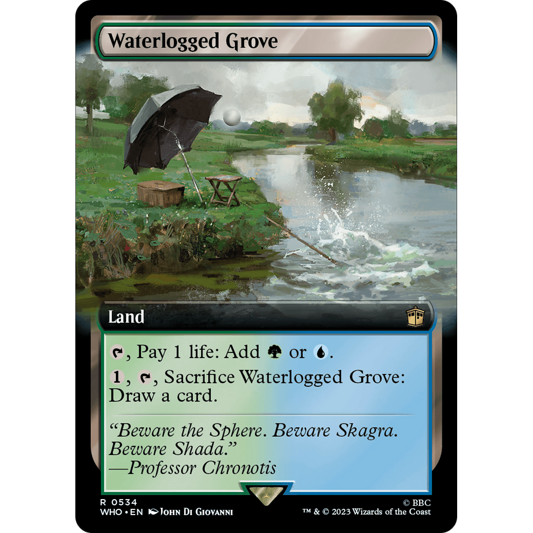 Waterlogged Grove (Extended Art) (WHO-534) - Doctor Who: (Extended Art)