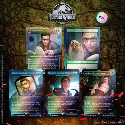 Magic the Gathering: Secret Lair x Jurassic World: Dr. Ian Malcolm