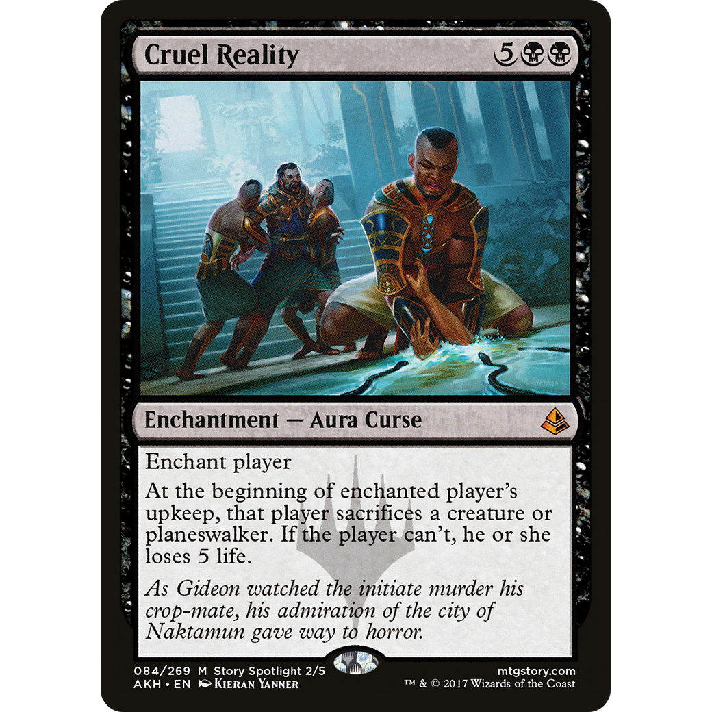 Cruel Reality (AKH-084) - Amonkhet Foil