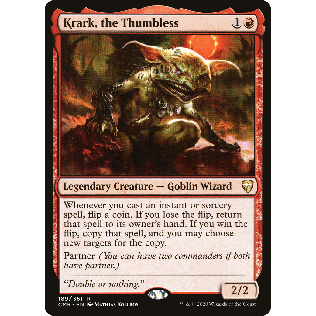 Krark, the Thumbless (CMR-189) - Commander Legends Foil
