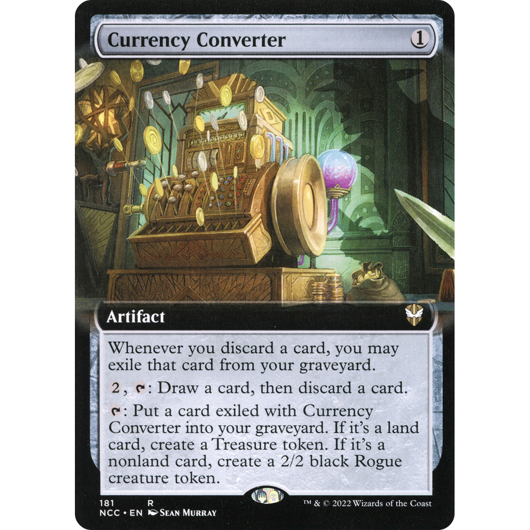 Currency Converter (Extended Art) (NCC-181) - New Capenna Commander: (Extended Art)