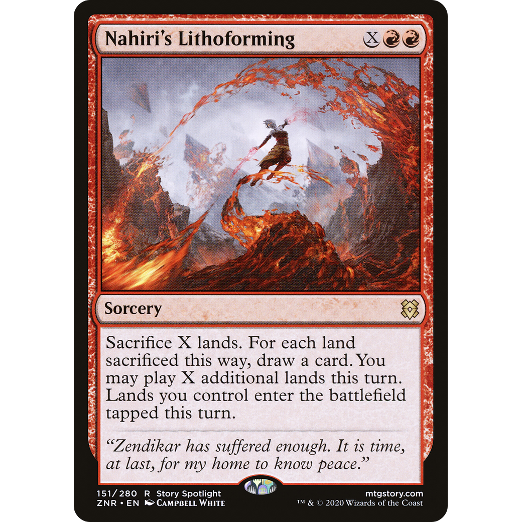 Nahiri's Lithoforming (ZNR-151) - Zendikar Rising Foil