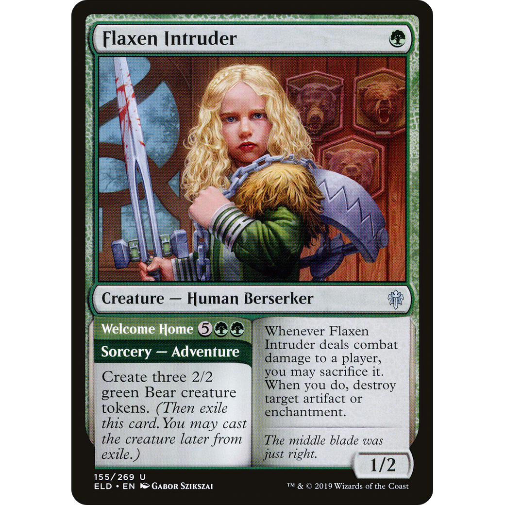 Flaxen Intruder (ELD-155) - Throne of Eldraine