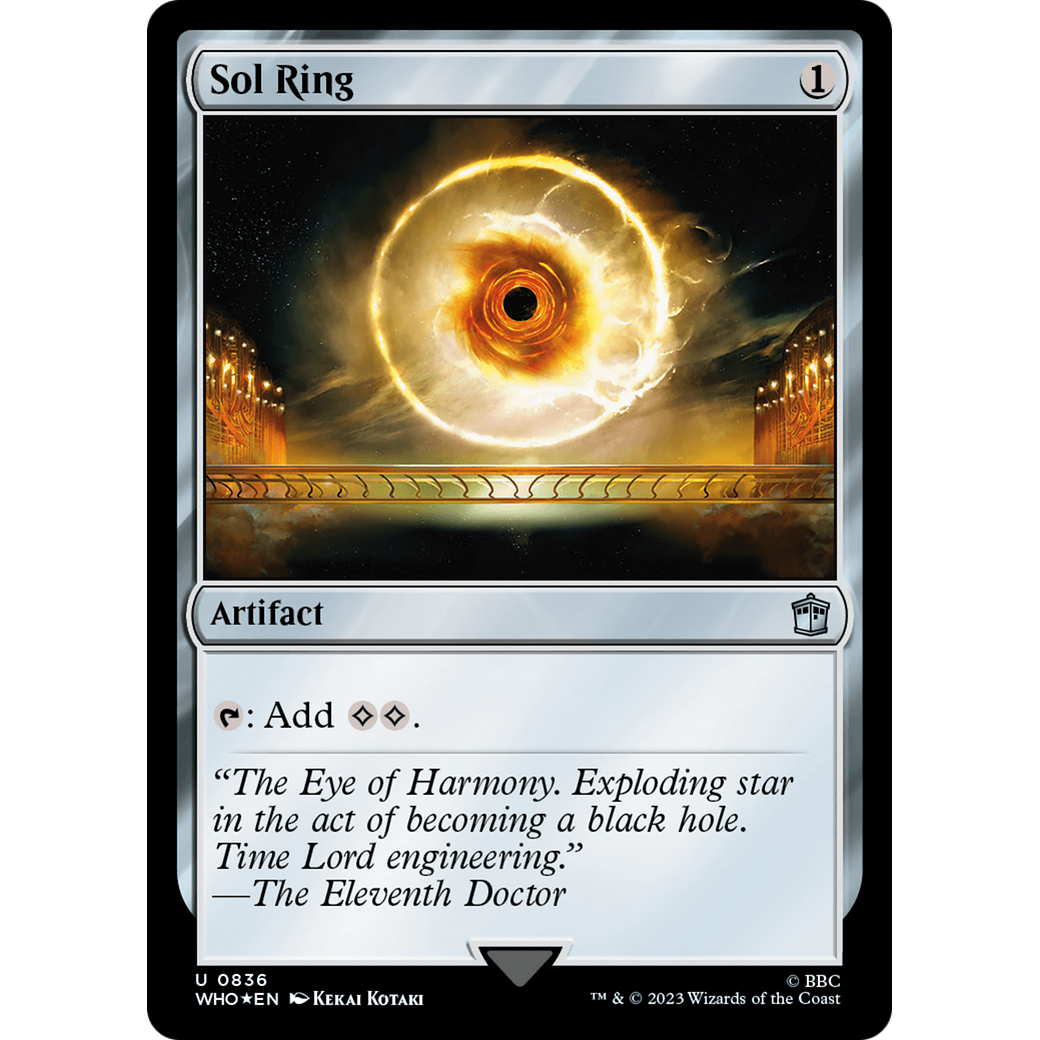 Sol Ring (Surge Foil) (WHO-836) - Doctor Who Foil