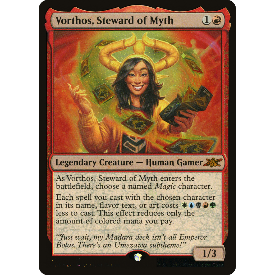 Vorthos, Steward of Myth (Galaxy Foil) (UNF-412) - Unfinity Foil