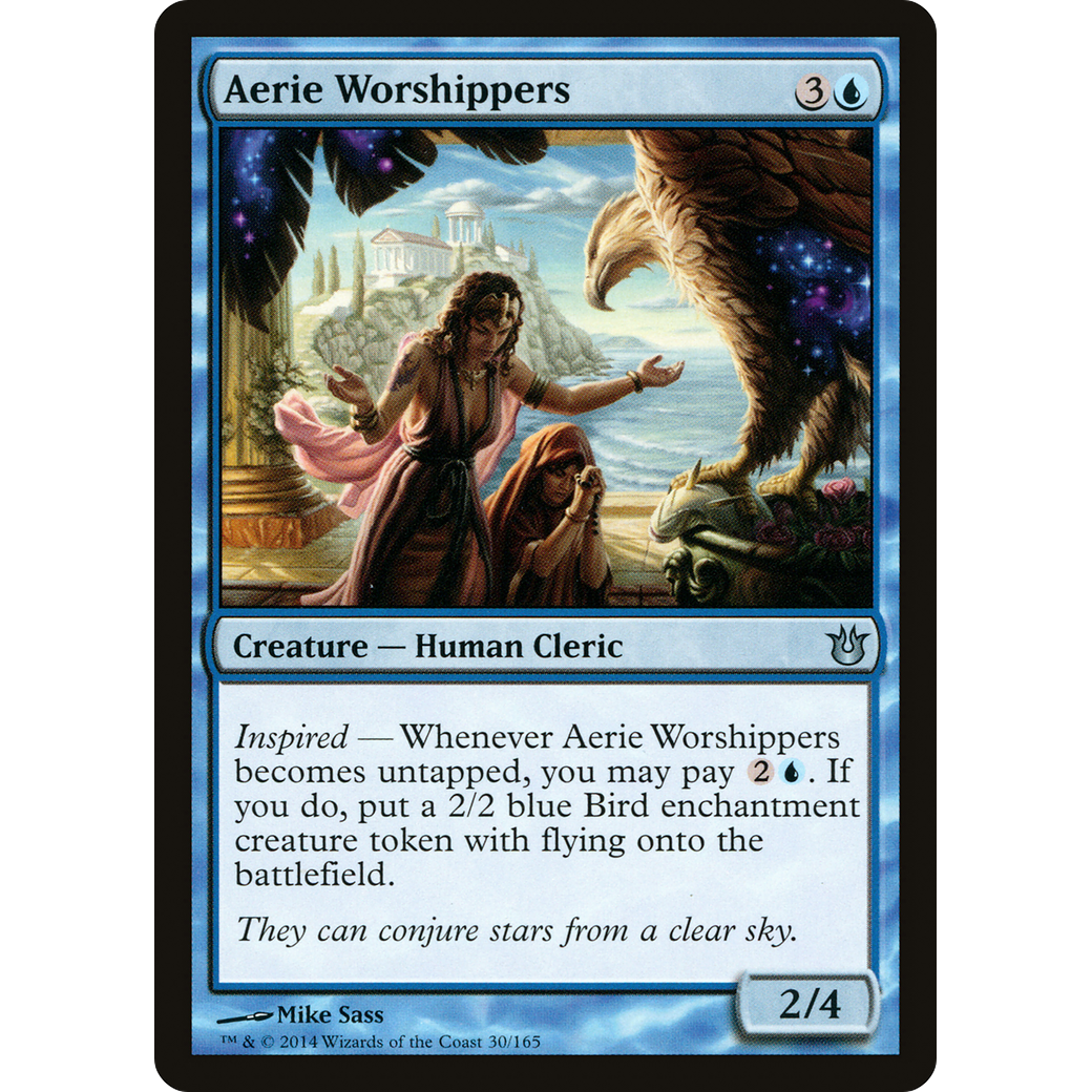 Aerie Worshippers (BNG-030) - Born of the Gods Foil