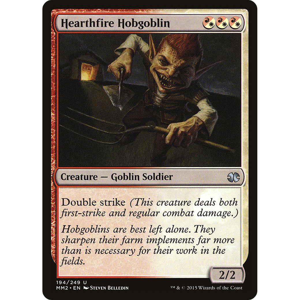 Hearthfire Hobgoblin (MM2-194) - Modern Masters 2015 Foil