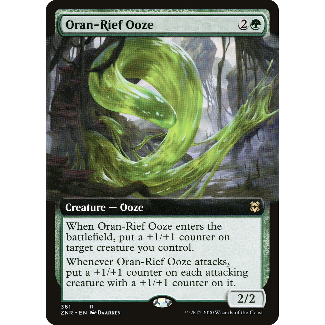 Oran-Rief Ooze (Extended Art) (ZNR-361) - Zendikar Rising: (Extended Art) Foil
