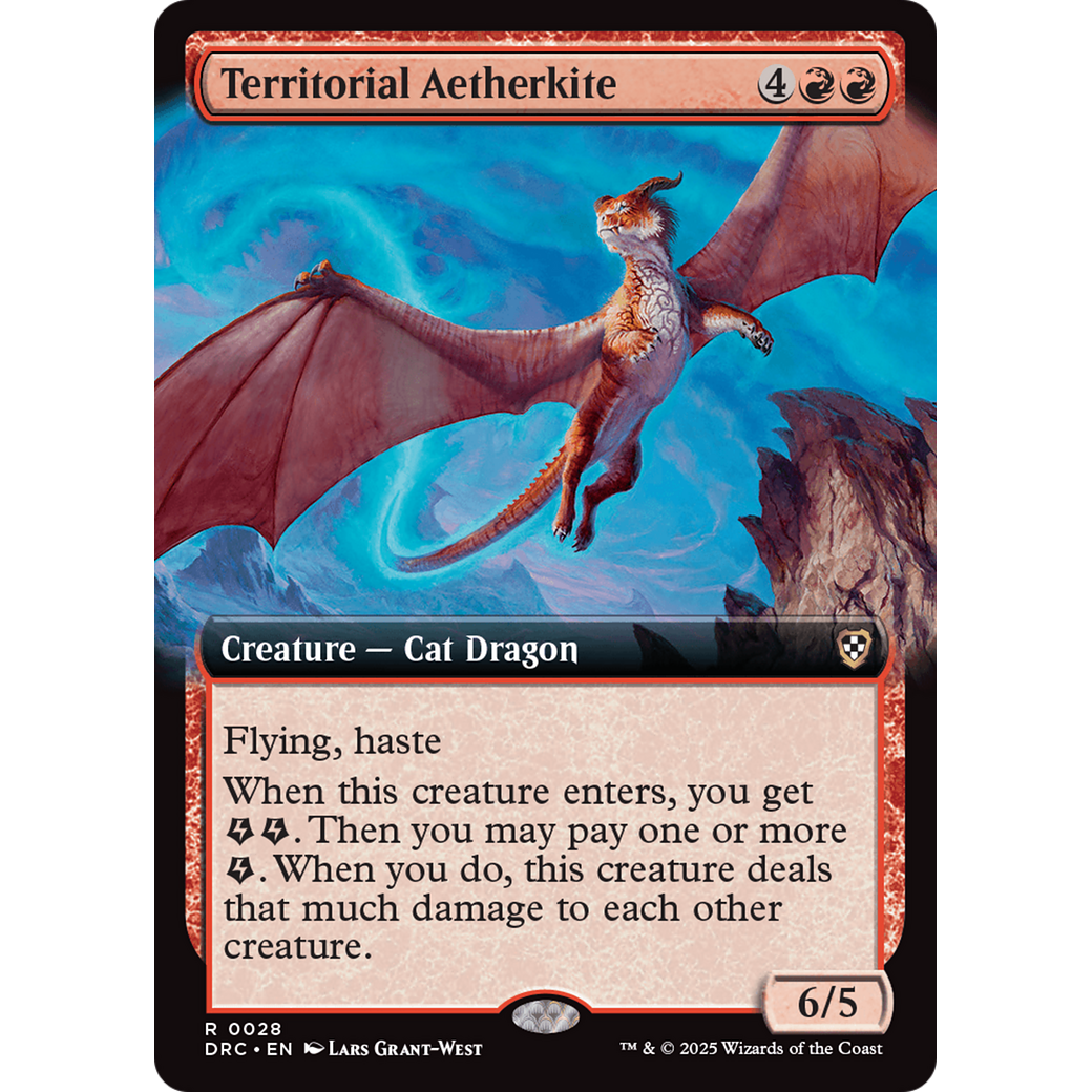 Territorial Aetherkite (DRC-028) - Commander: Aetherdrift: (Extended Art)