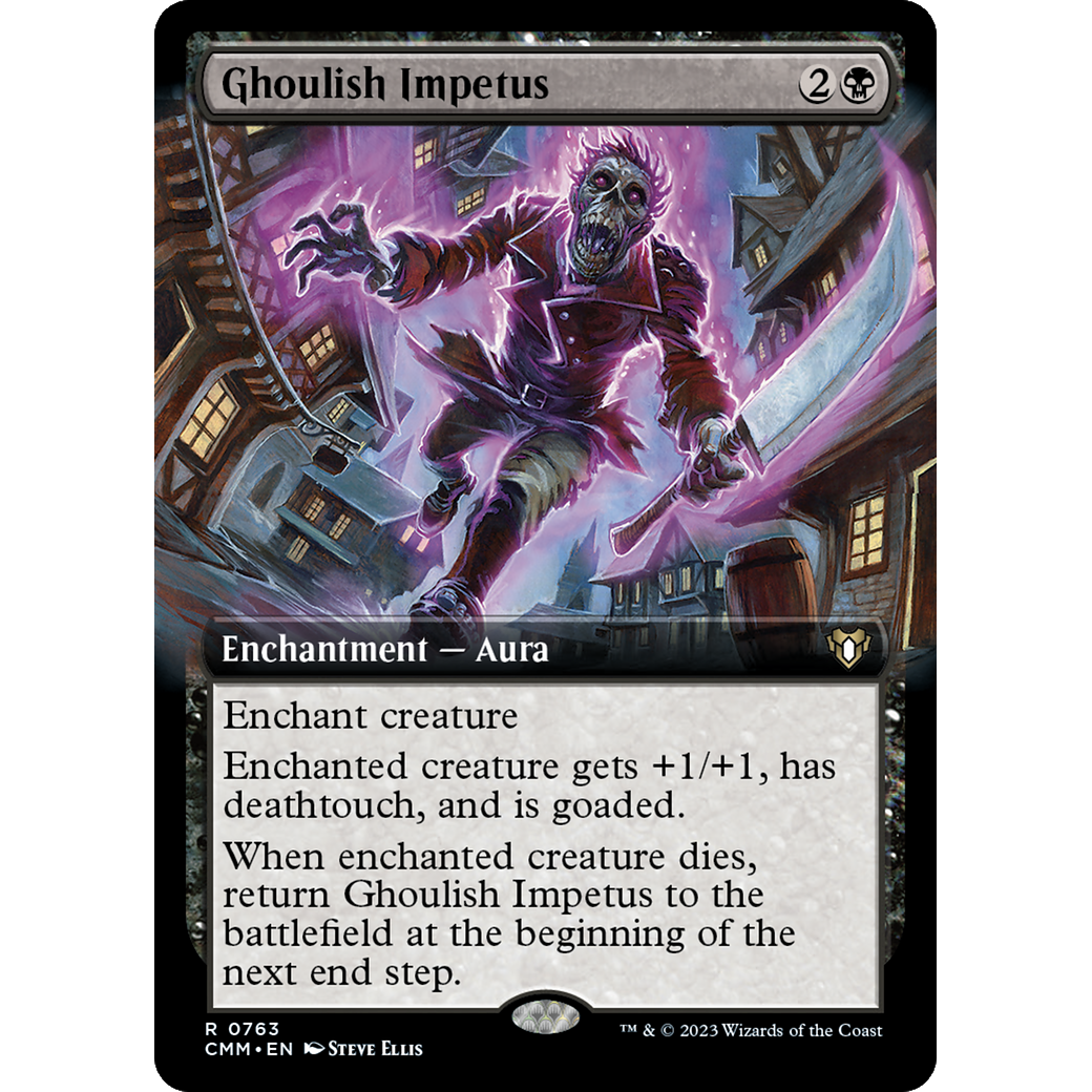 Ghoulish Impetus (CMM-763) - Commander Masters: (Extended Art) Foil