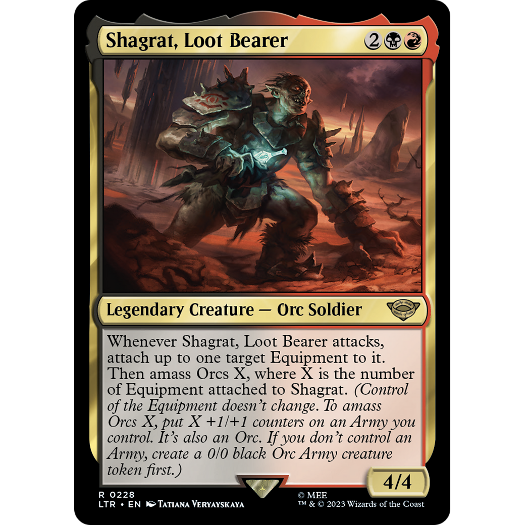 Shagrat, Loot Bearer (LTR-228) - The Lord of the Rings: Tales of Middle-earth