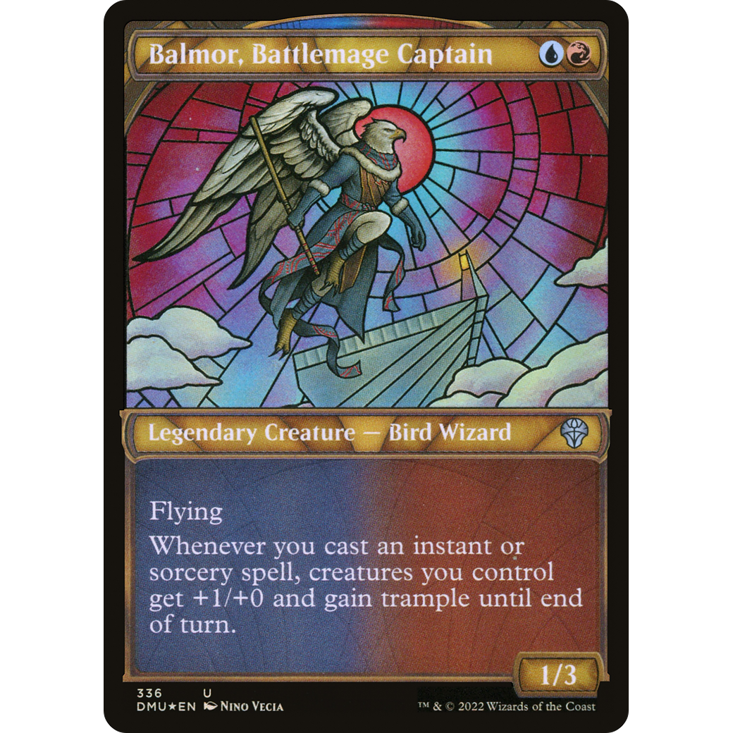 Balmor, Battlemage Captain (Textured Foil) (DMU-336) - Dominaria United: (Showcase) Foil