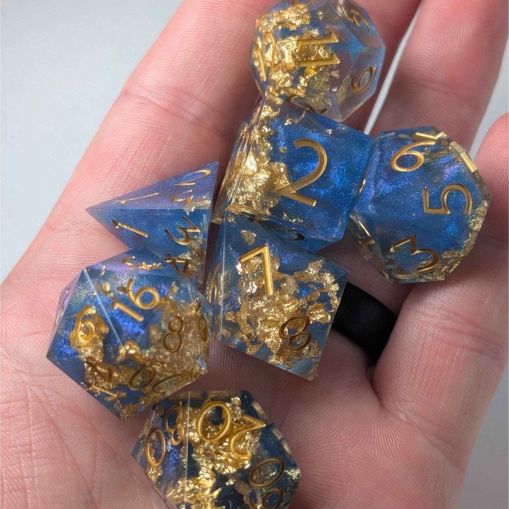 Deepsea Oracle - 7 Piece Luxury D&D Dice Set