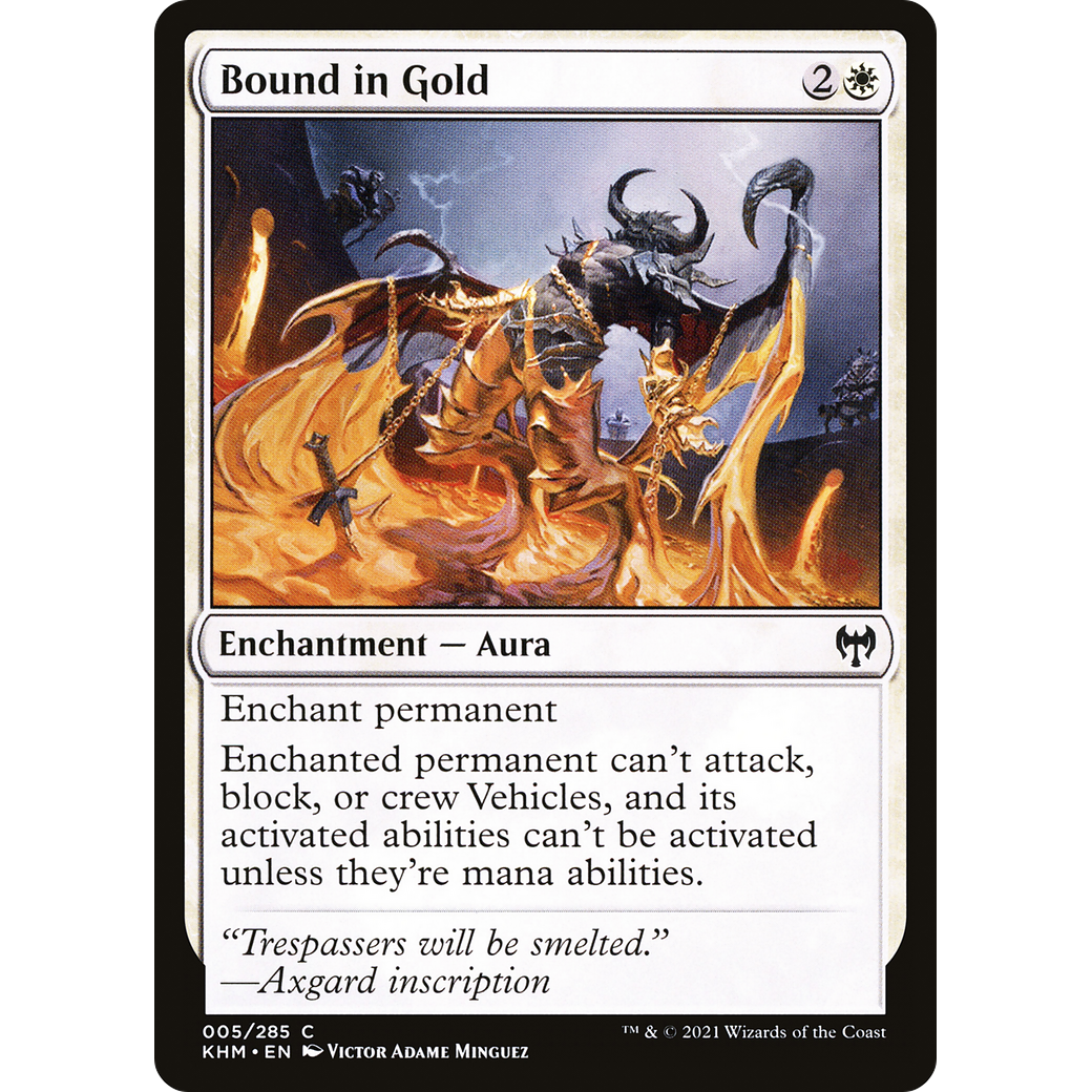 Bound in Gold (KHM-005) - Kaldheim Foil
