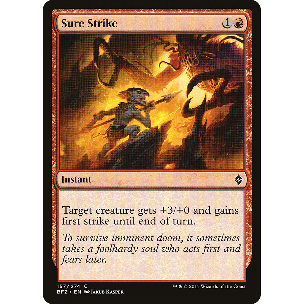 Sure Strike (BFZ-157) - Battle for Zendikar Foil