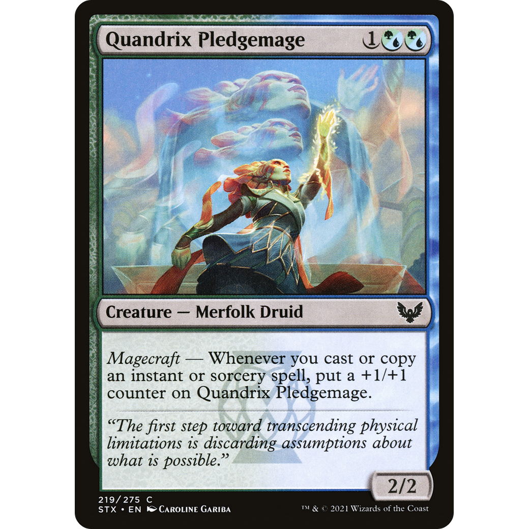 Quandrix Pledgemage (STX-219) - Strixhaven: School of Mages