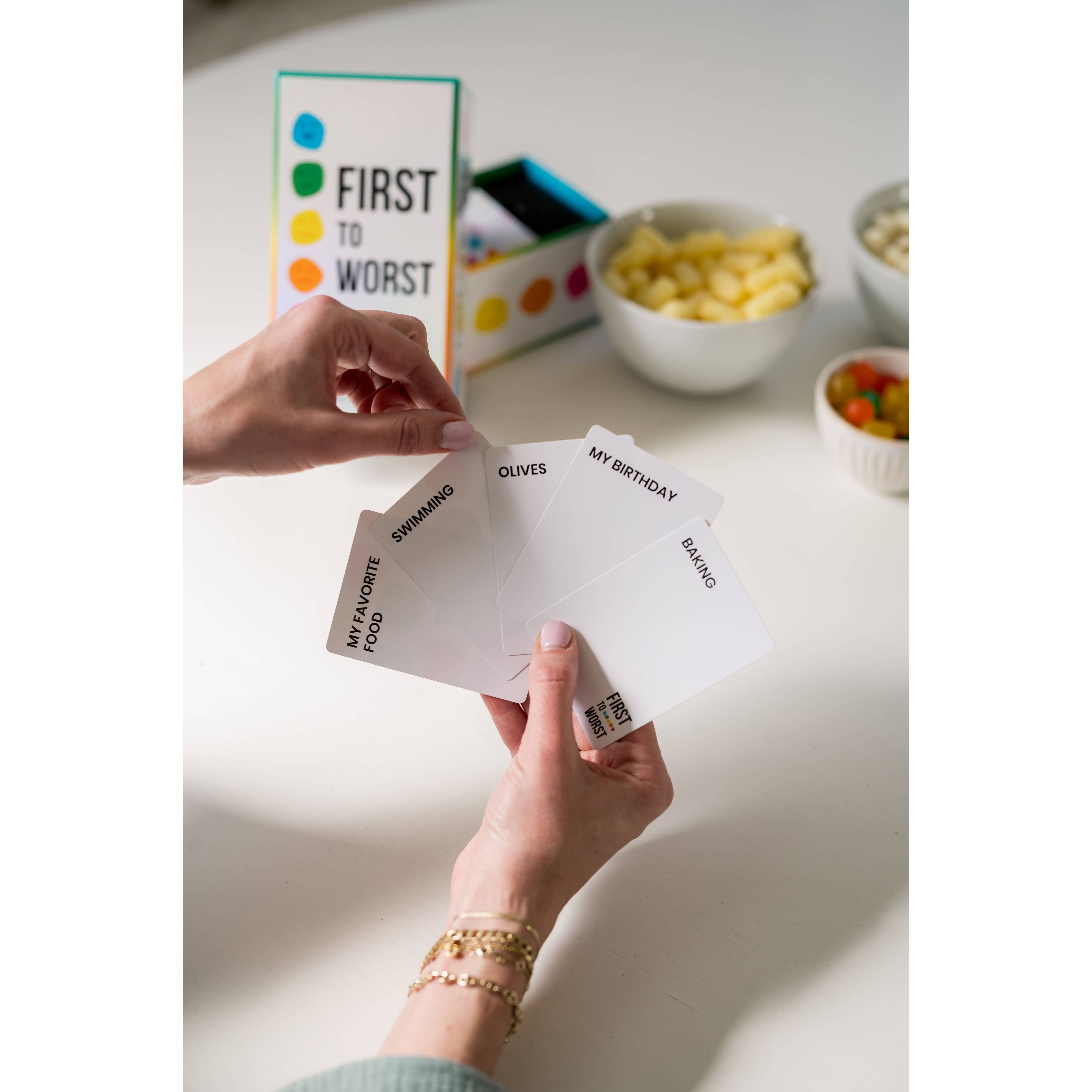 FIRST TO WORST: How Your Friends & Family Rank Things Game