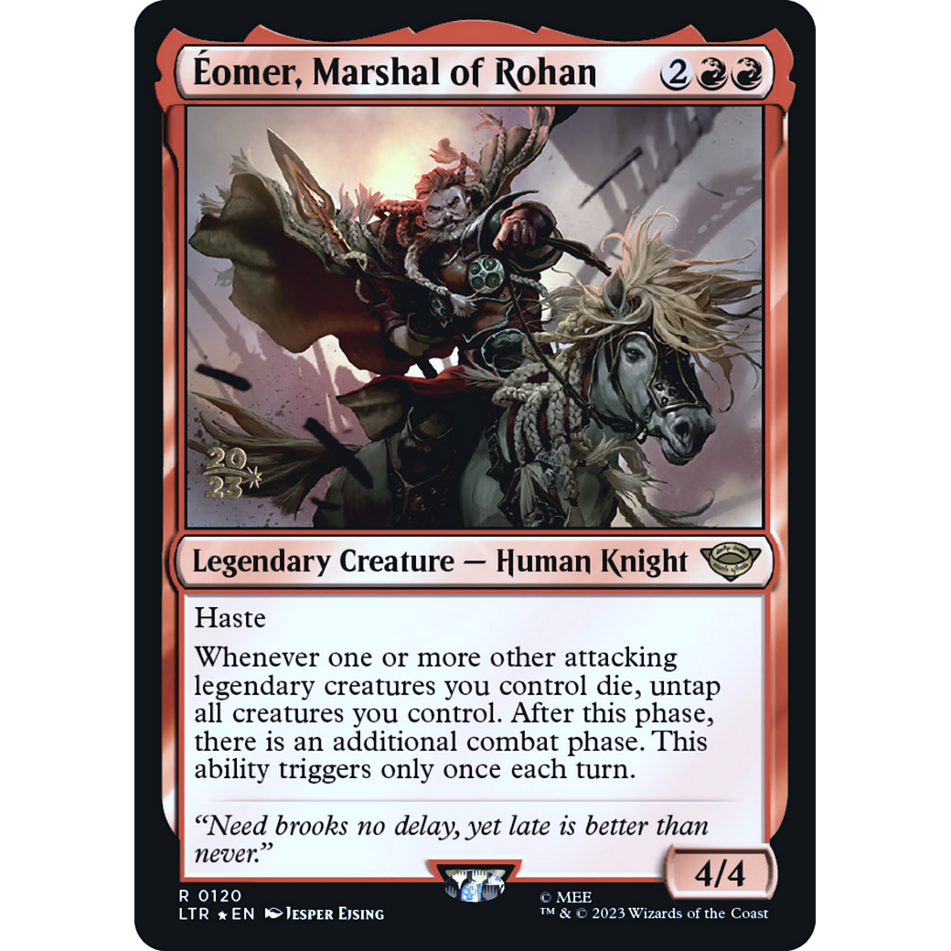 Éomer, Marshal of Rohan (PRE-120S) - Tales of Middle-earth Promos Foil