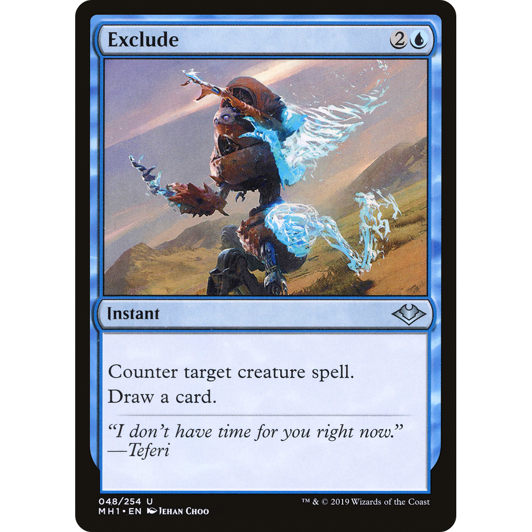 Exclude (MH1-048) - Modern Horizons Foil