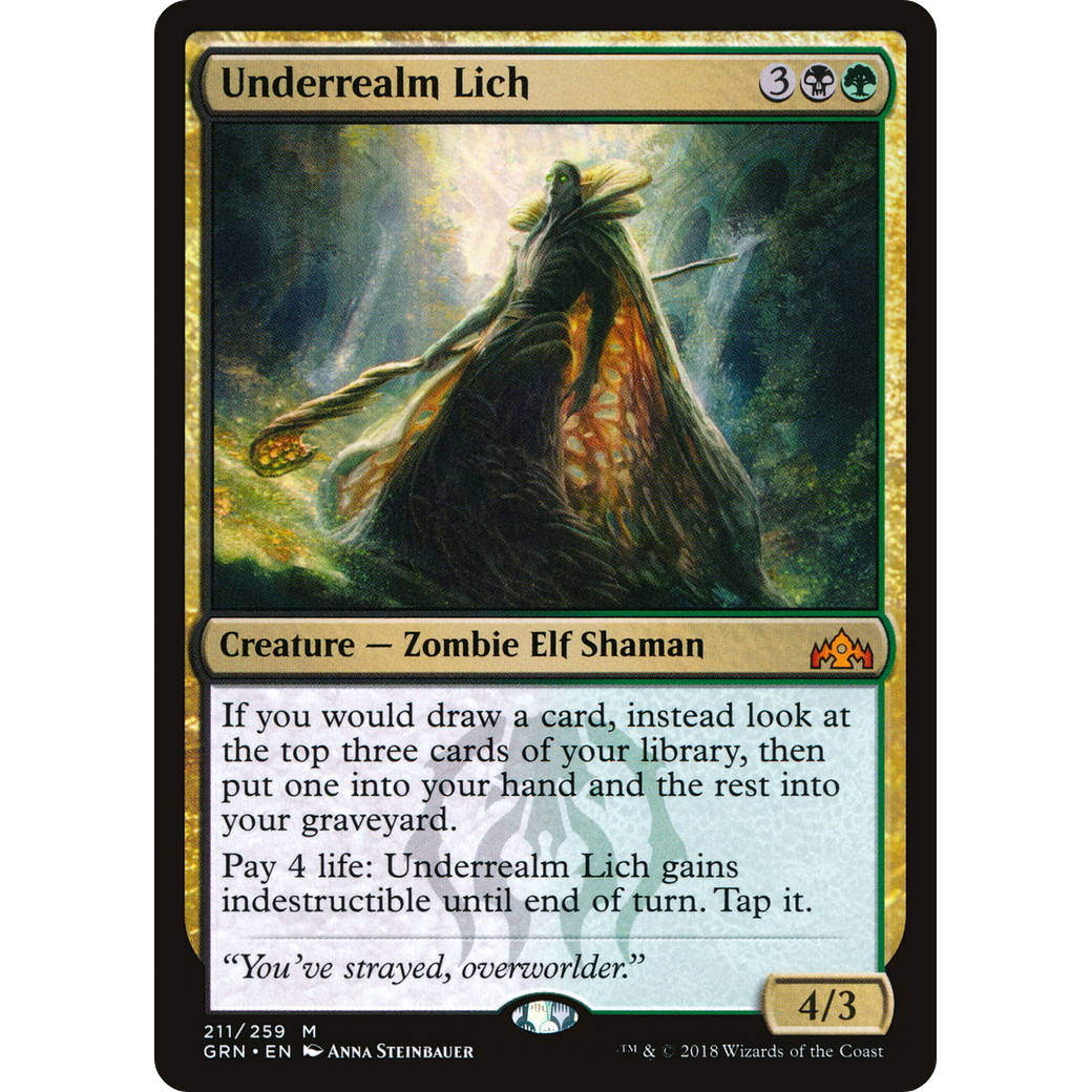 Underrealm Lich (GRN-211) - Guilds of Ravnica