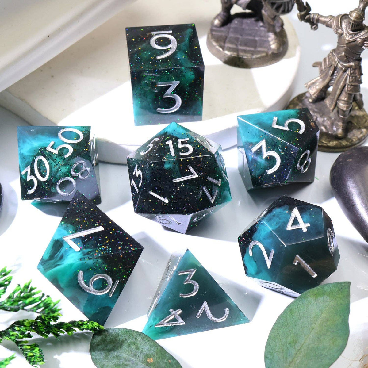 Aether 7-Piece Polyhedral Dice Set
