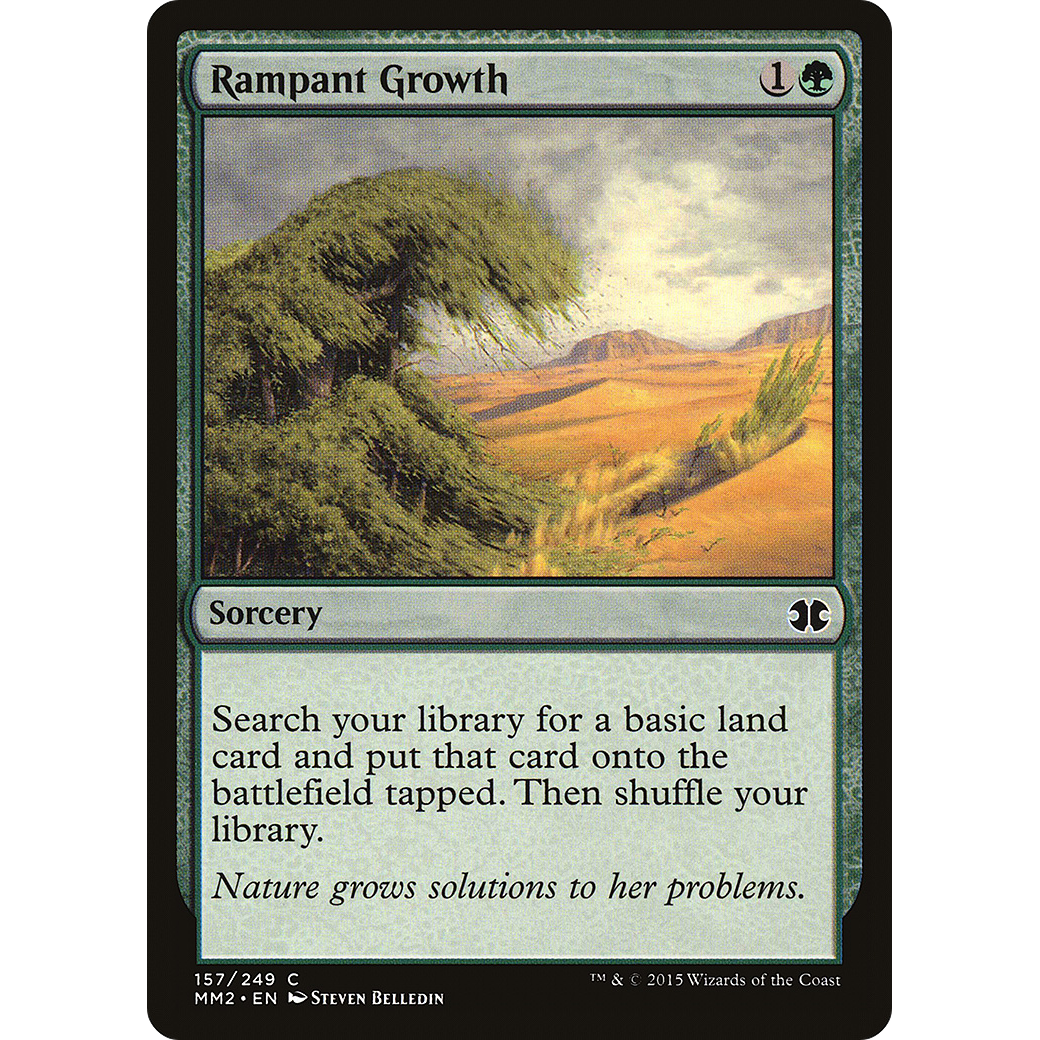 Rampant Growth (MM2-157) - Modern Masters 2015 Foil