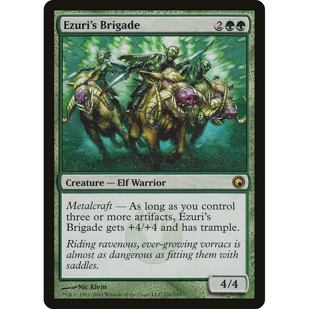 Ezuri's Brigade (SOM-121) - Scars of Mirrodin Foil