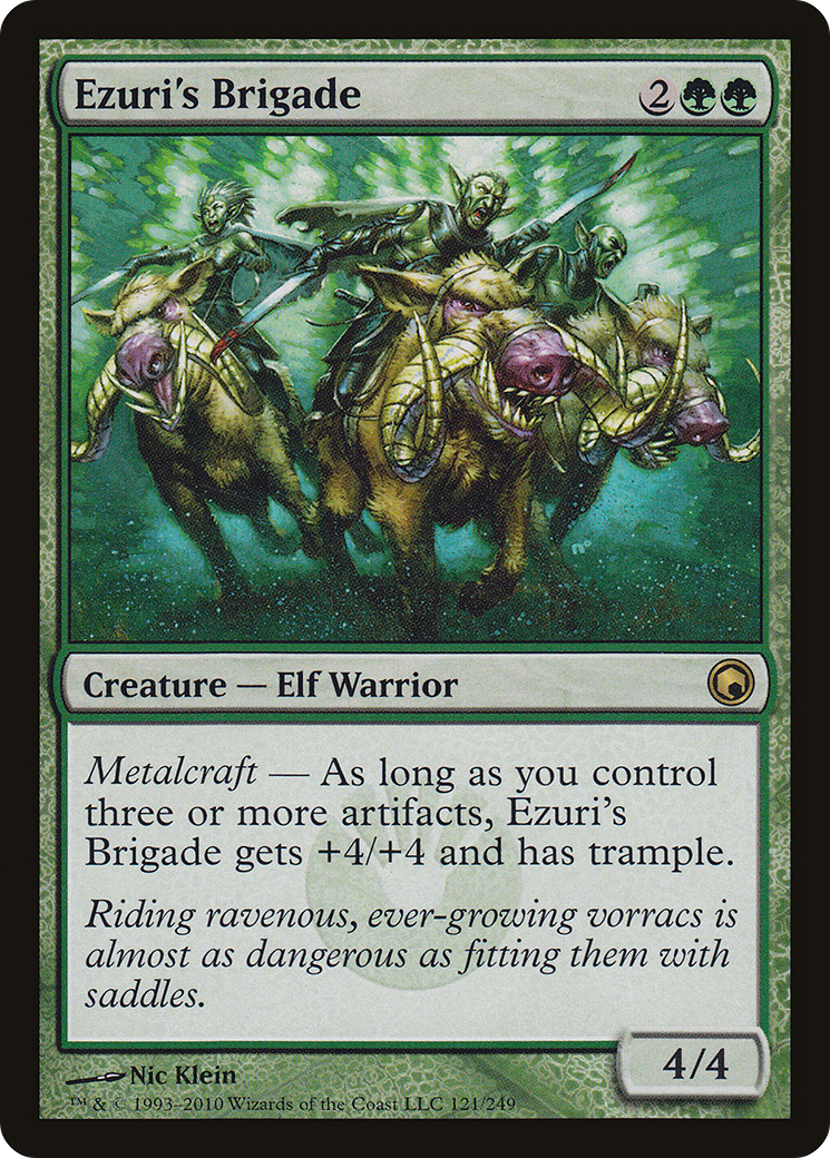Ezuri's Brigade (SOM-121) - Scars of Mirrodin Foil