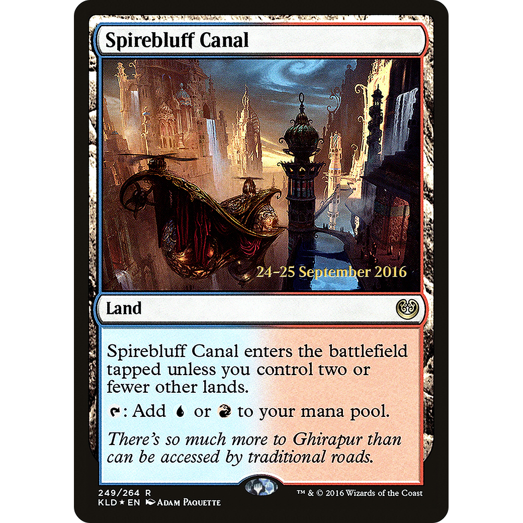 Spirebluff Canal (KLD) (PRE-249) - Kaladesh Promos Foil