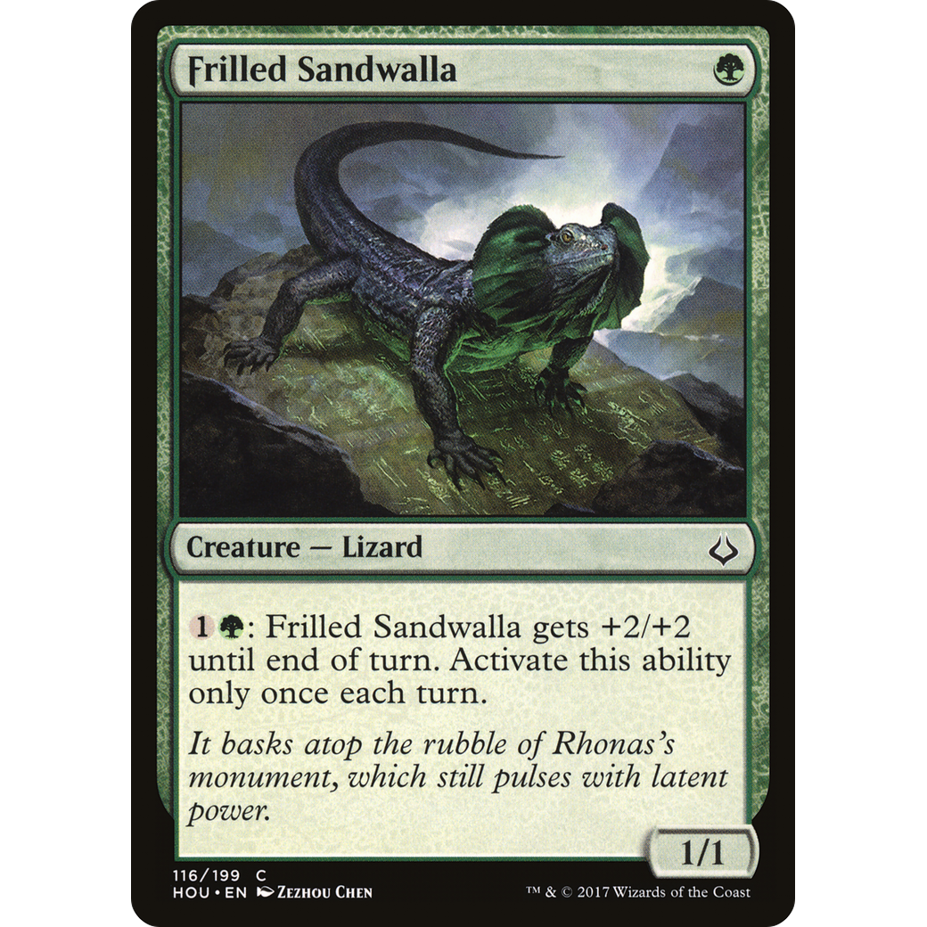 Frilled Sandwalla (HOU-116) - Hour of Devastation Foil