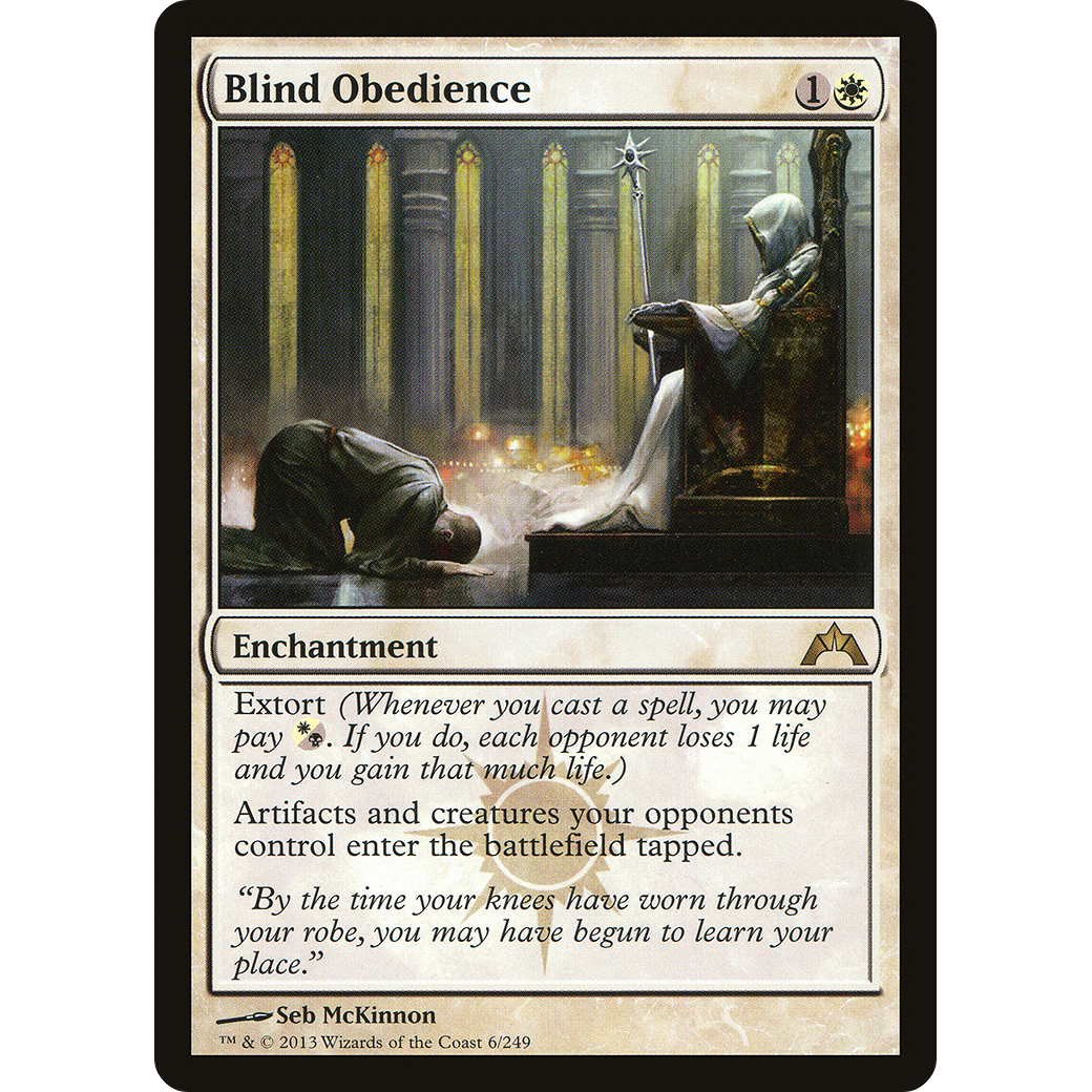 Blind Obedience (GTC-006) - Gatecrash Foil