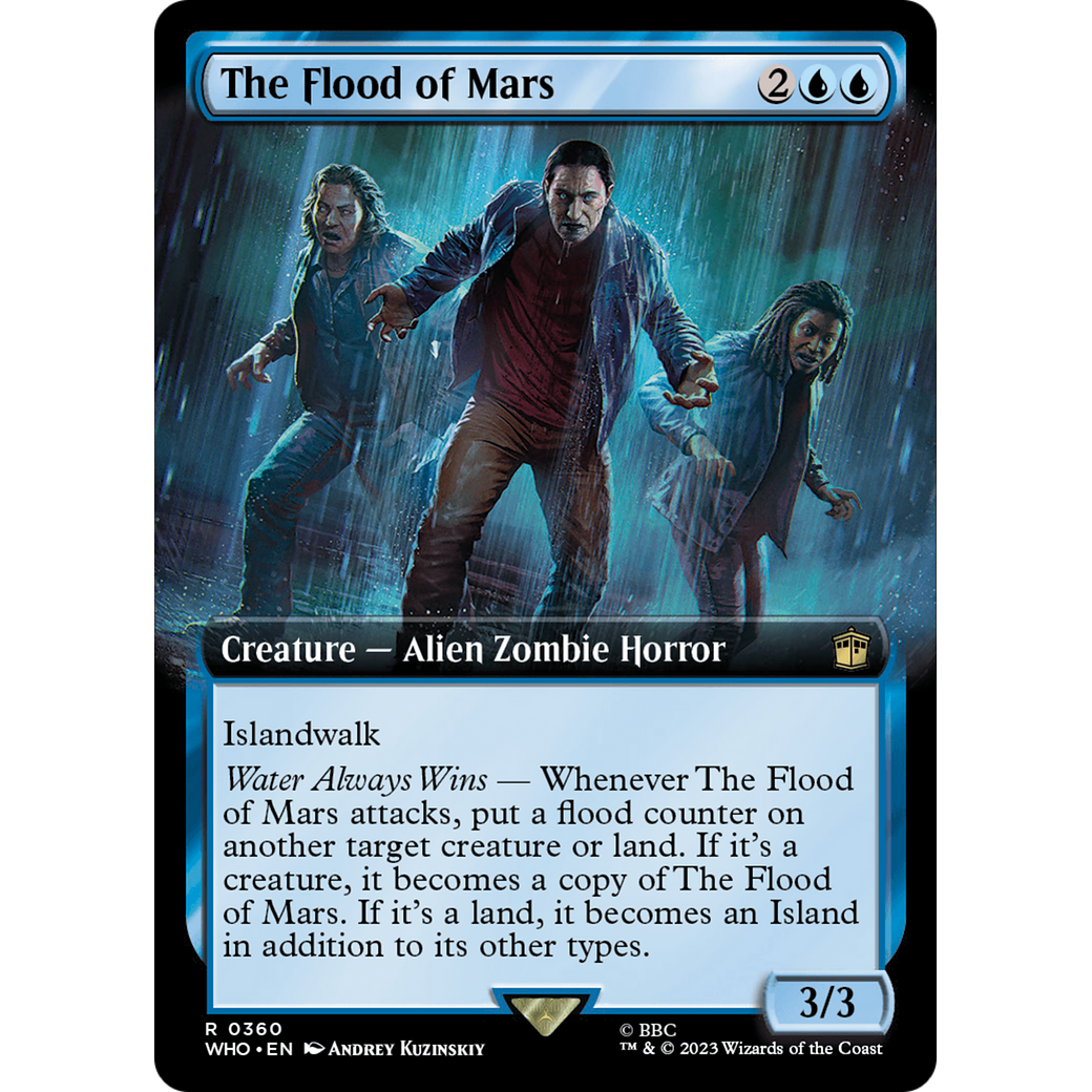 The Flood of Mars (Extended Art) (WHO-360) - Doctor Who: (Extended Art)