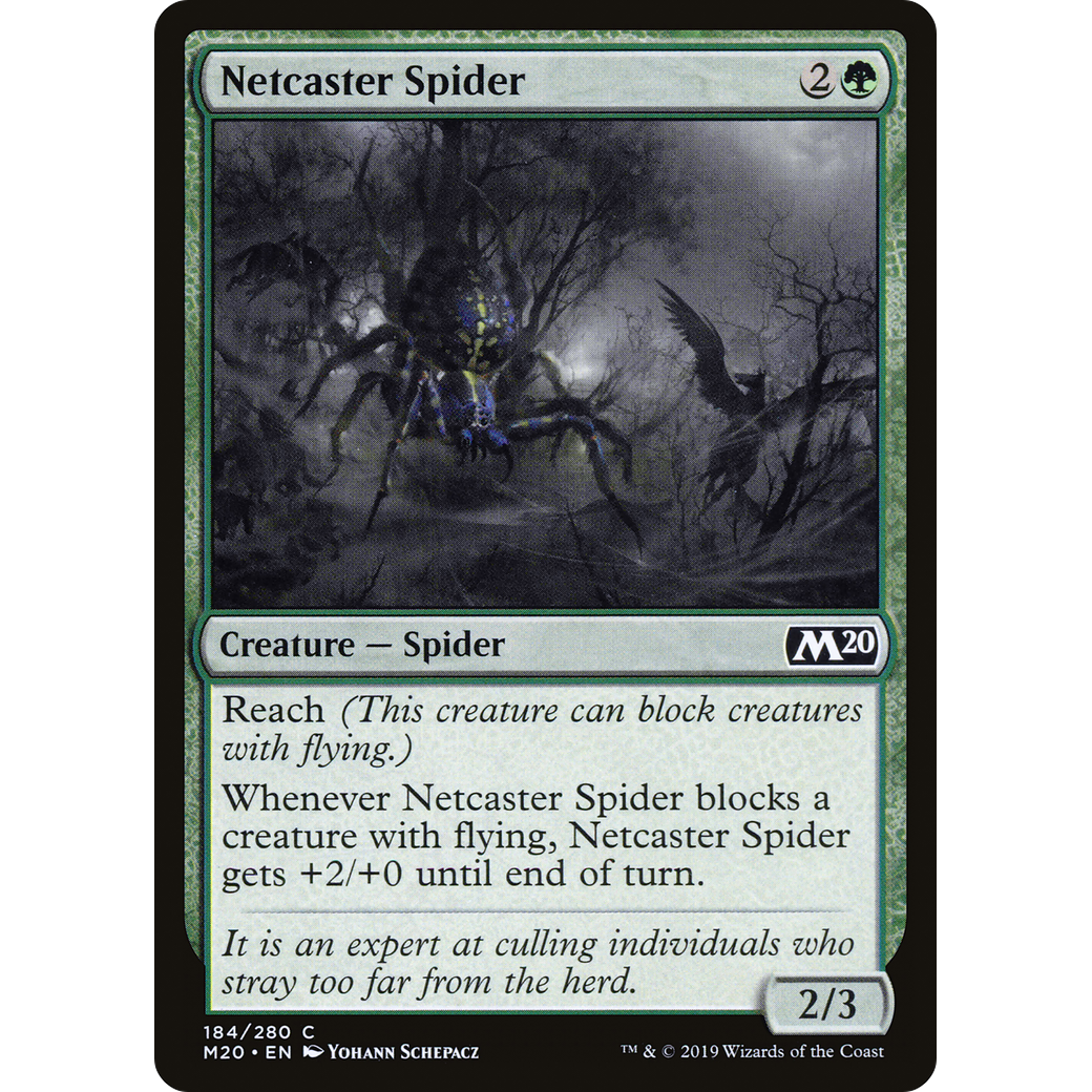 Netcaster Spider (M20-184) - Core Set 2020 Foil