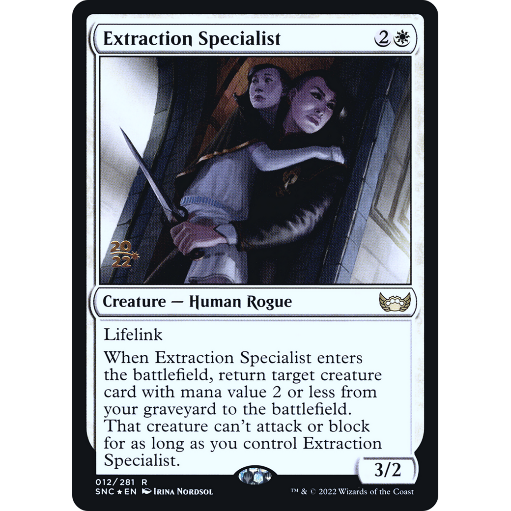 Extraction Specialist (PRE-012) - Streets of New Capenna Promos Foil
