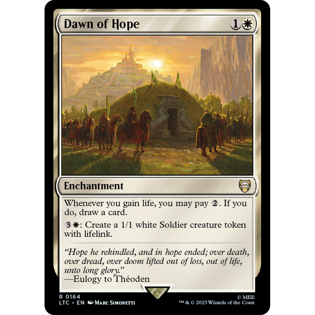 Dawn of Hope (LTC-164) - Tales of Middle-earth Commander