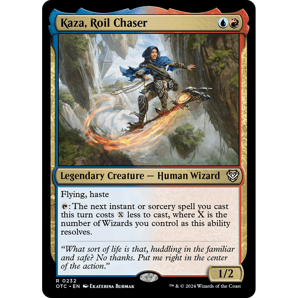 Kaza, Roil Chaser (OTC-232) - Outlaws of Thunder Junction Commander