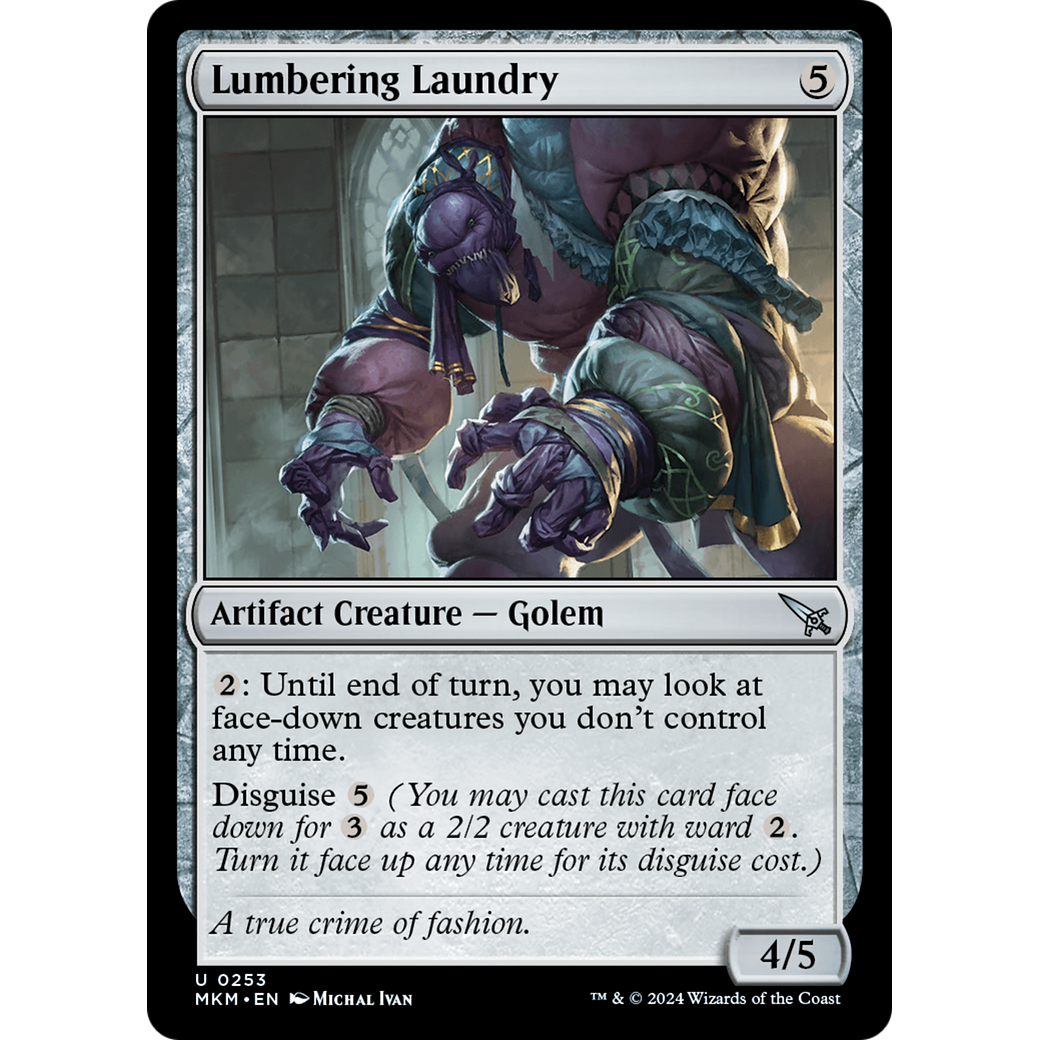 Lumbering Laundry (MKM-253) - Murders at Karlov Manor Foil