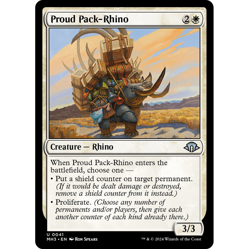 Proud Pack-Rhino (MH3-041) - Modern Horizons 3