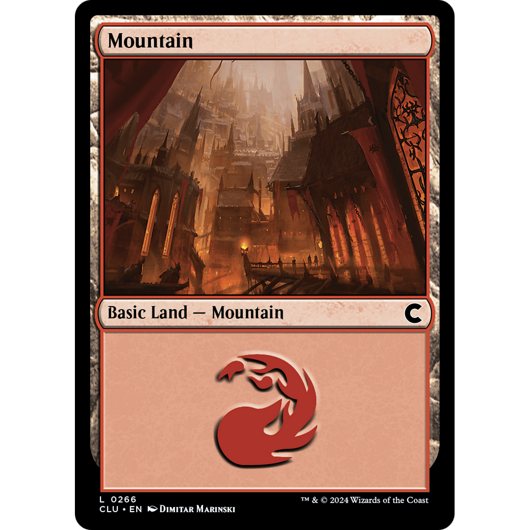 Mountain (0266) (CLU-266) - Ravnica: Clue Edition