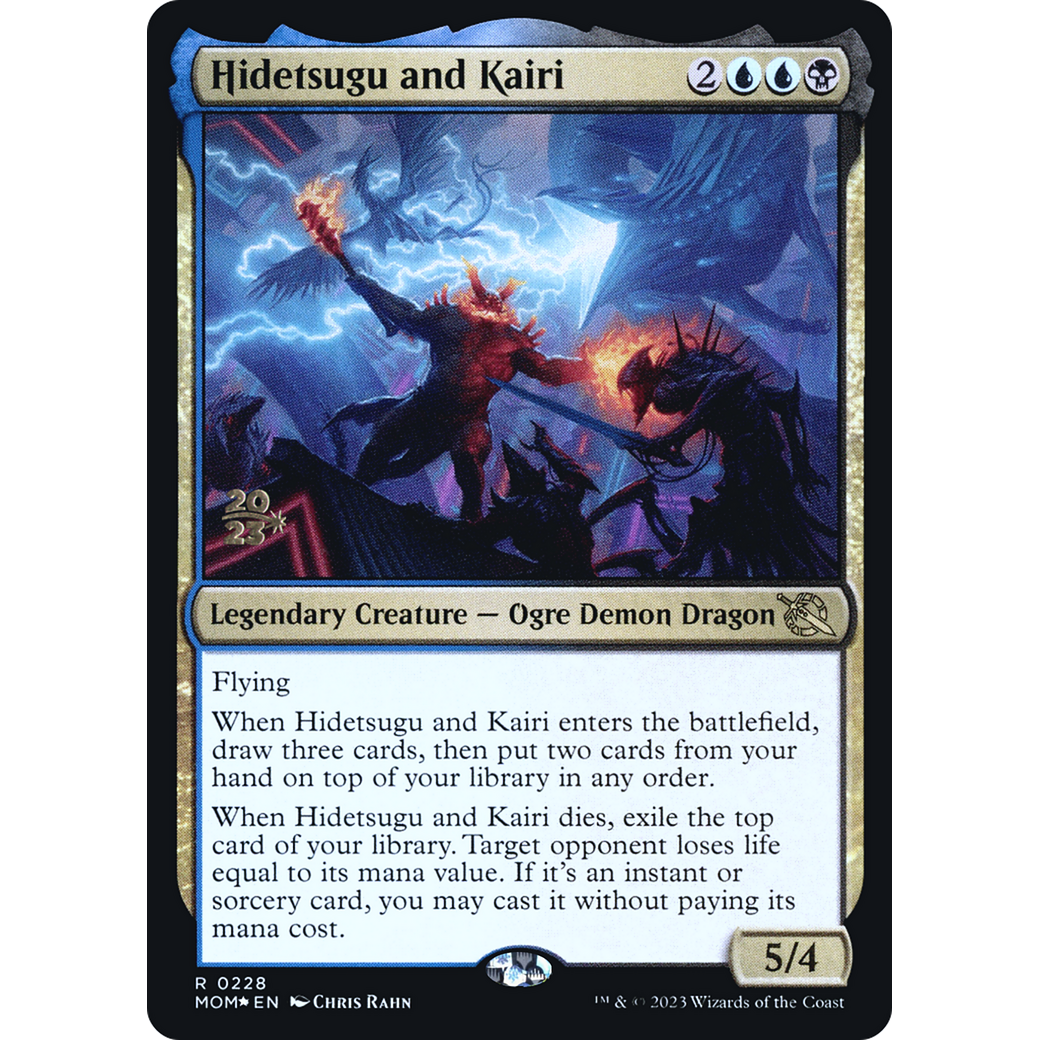 Hidetsugu and Kairi (PRE-228S) - March of the Machine Promos Foil
