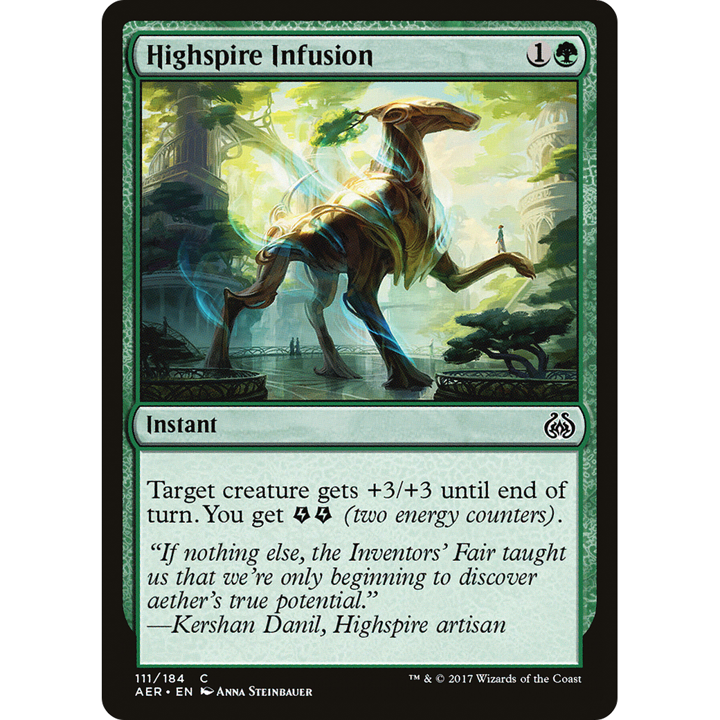 Highspire Infusion (AER-111) - Aether Revolt Foil