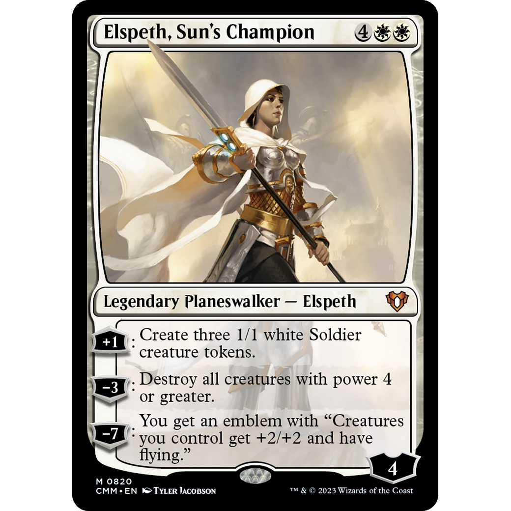 Elspeth, Sun's Champion (CMM-820) - Commander Masters