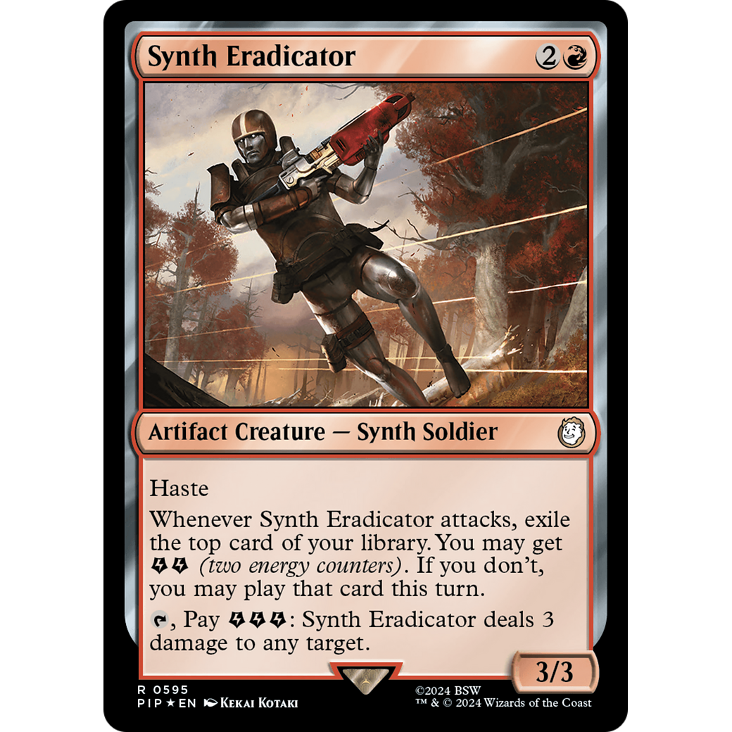 Synth Eradicator (PIP-595) - Fallout Foil