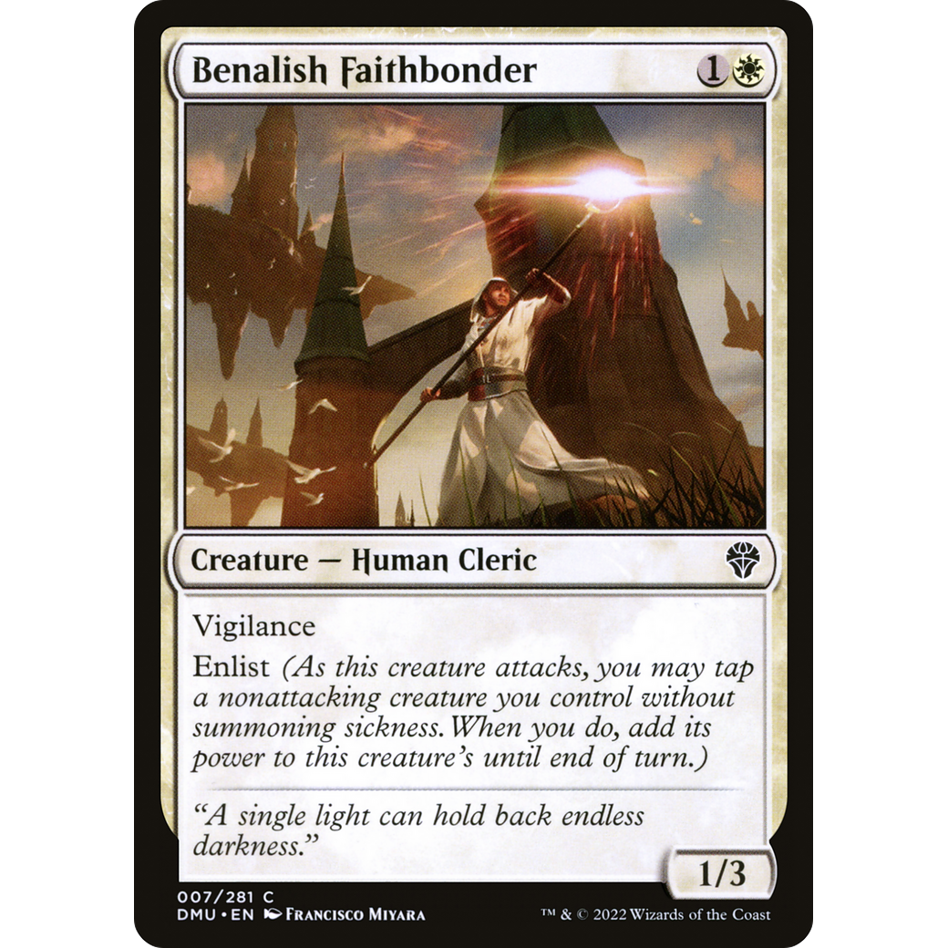 Benalish Faithbonder (DMU-007) - Dominaria United