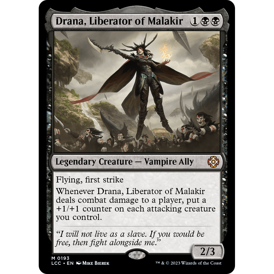 Drana, Liberator of Malakir (LCC-193) - The Lost Caverns of Ixalan Commander