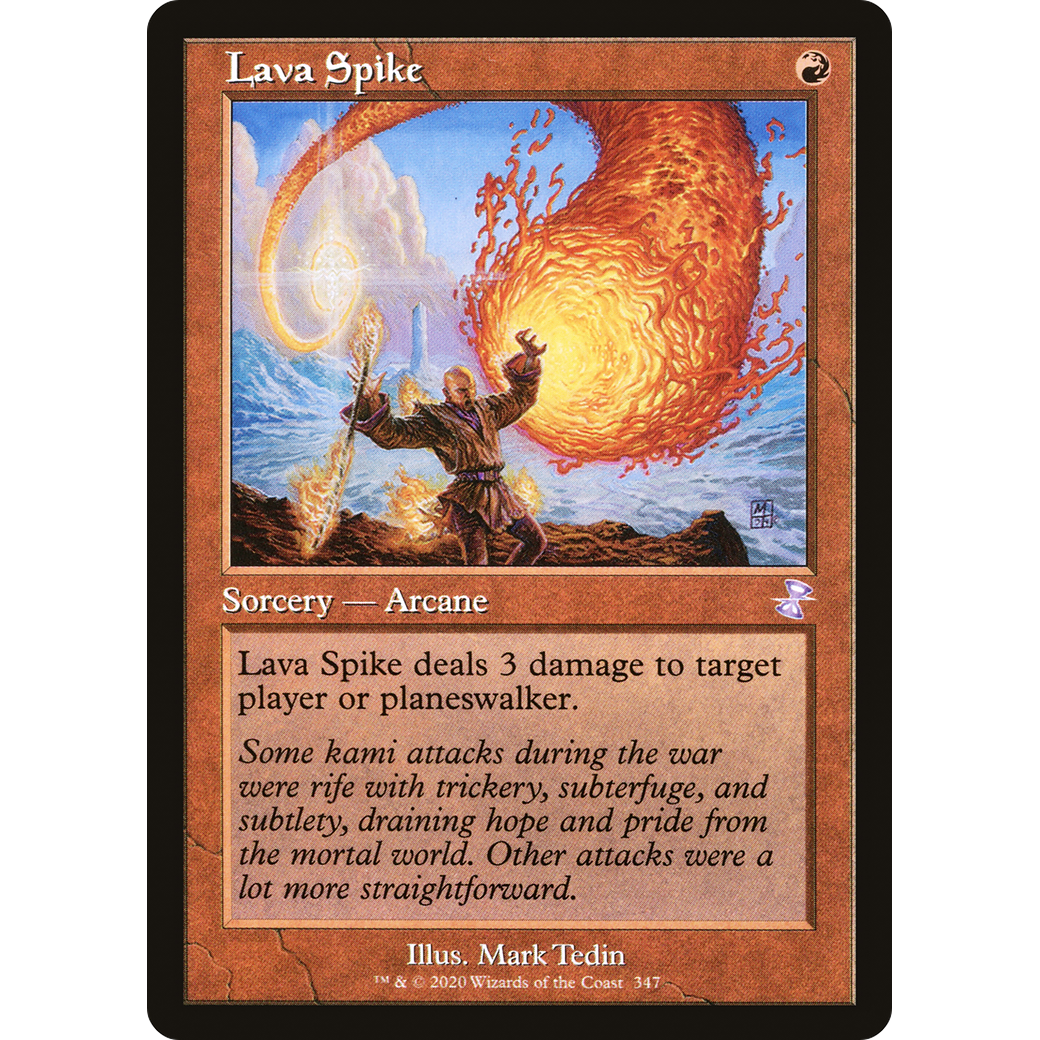 Lava Spike (TSR-347) - Time Spiral Remastered Foil